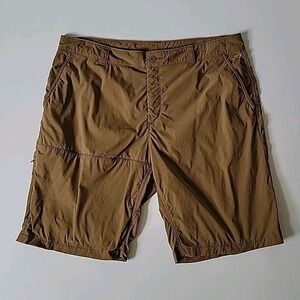 Outdoor Research 24/7 Tech Shorts Mens 38 Khaki Green Flat Front Casual Gorpcore